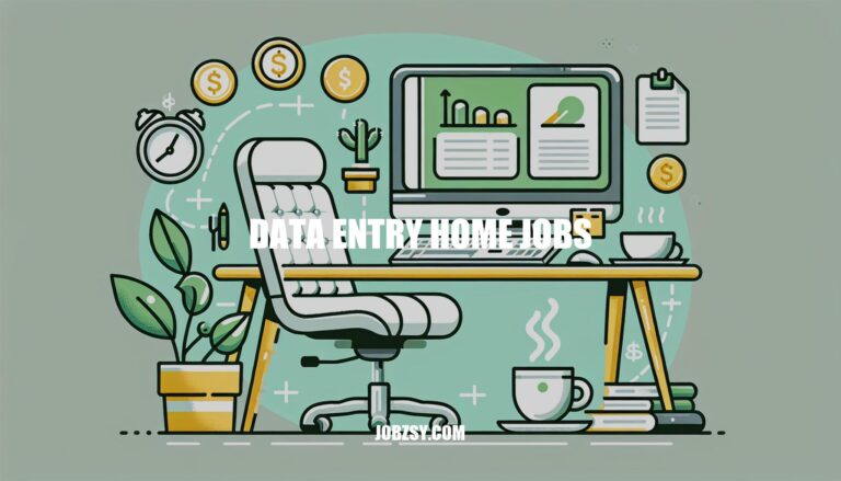 Discover Data Entry Home Jobs: A Lucrative Remote Work Opportunity